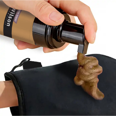 ​DO YOU KNOW THE CORRECT WAY TO USE BRONZE-COLORED TANNING MOUSSE?