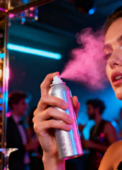 ​What is the principle behind makeup setting spray?