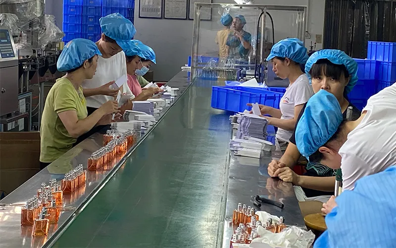 Although the assembly line is busy, the high quality is never compromised.