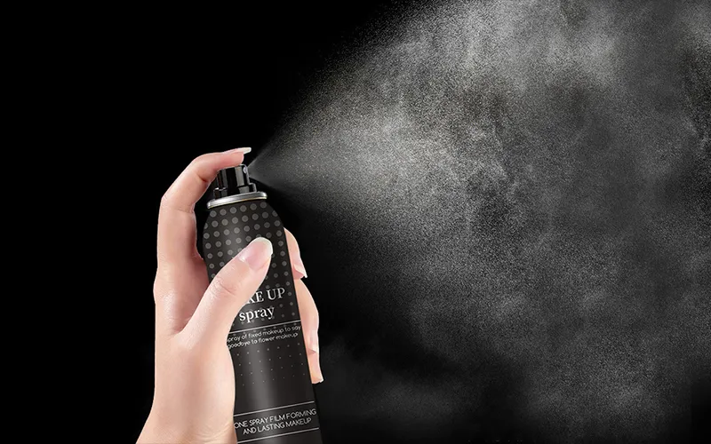 ​THE CONFIDENCE OF NOT REMOVING MAKEUP COMES FROM WILSON'S SETTING SPRAY.
