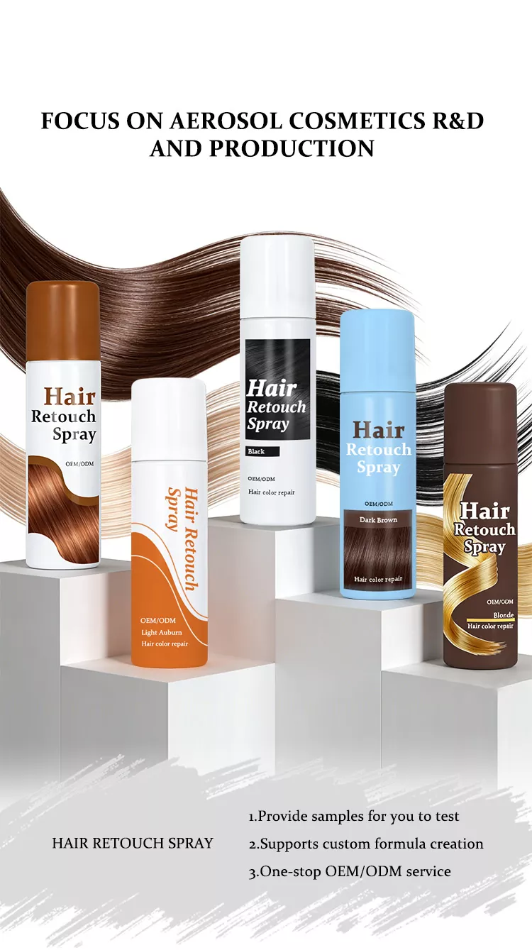Root Structured Color Rendering Hair Retouch Spray