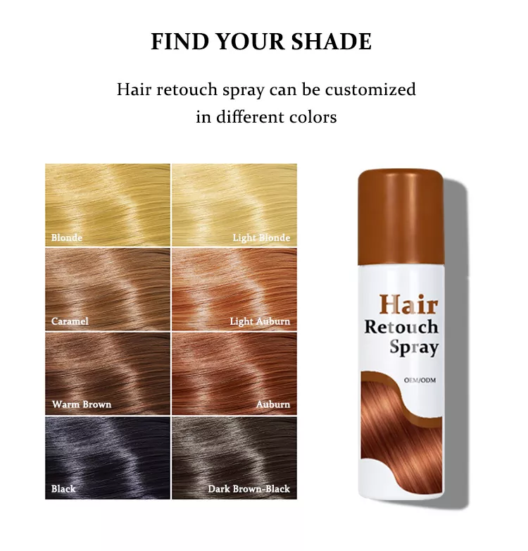 Root Structured Color Rendering Hair Retouch Spray