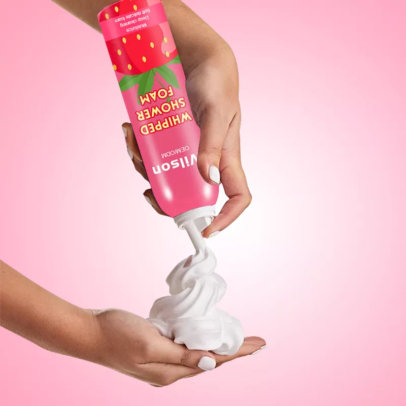 Strawberry Soothing Lasting Fragrance Shower Foam