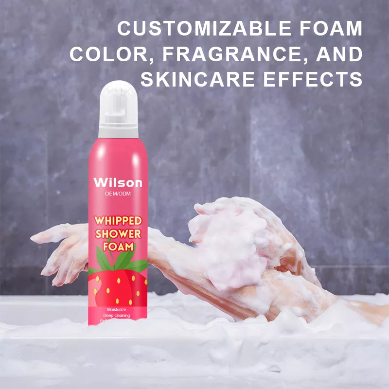 Strawberry Soothing Lasting Fragrance Shower Foam
